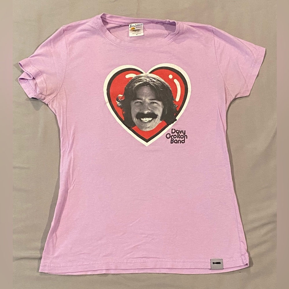 Rare! Davy Grolton Band, Dave Grohl, Foo Fighters tee